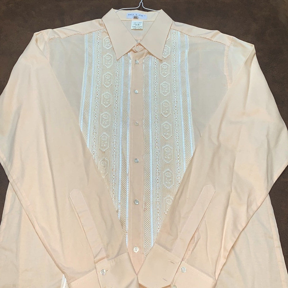 Paul & Joe Size XXL cotton slim fit dress shirt